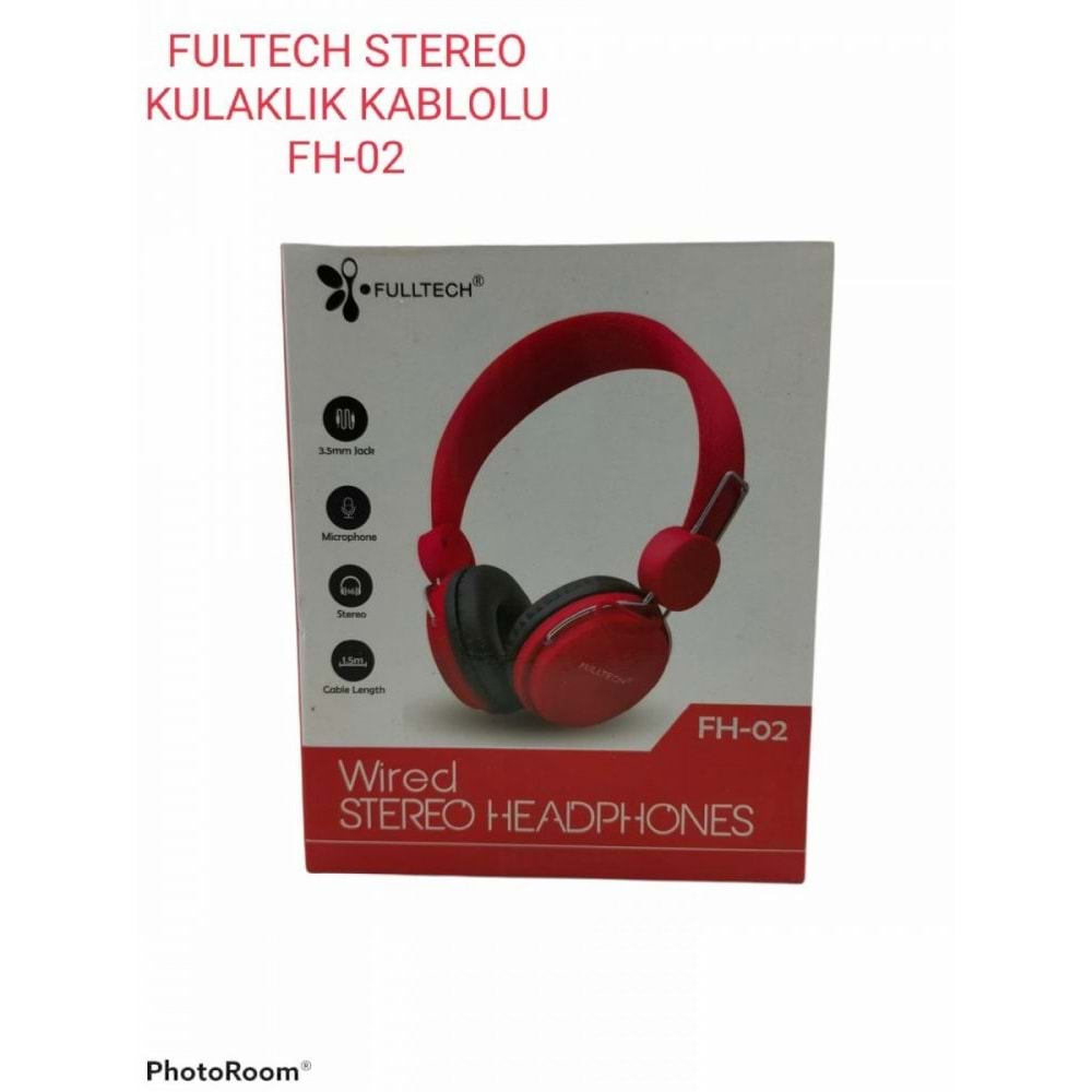 Fh-02 Fulltech Stereo Kulaklık -Kablolu