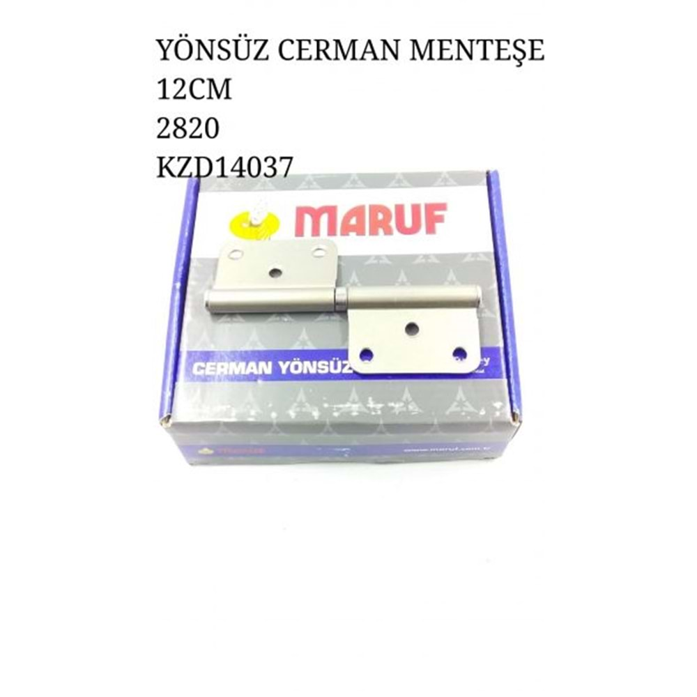 12152 Çelikel Cermen Yönsüz Menteşe 12Cm - Saten