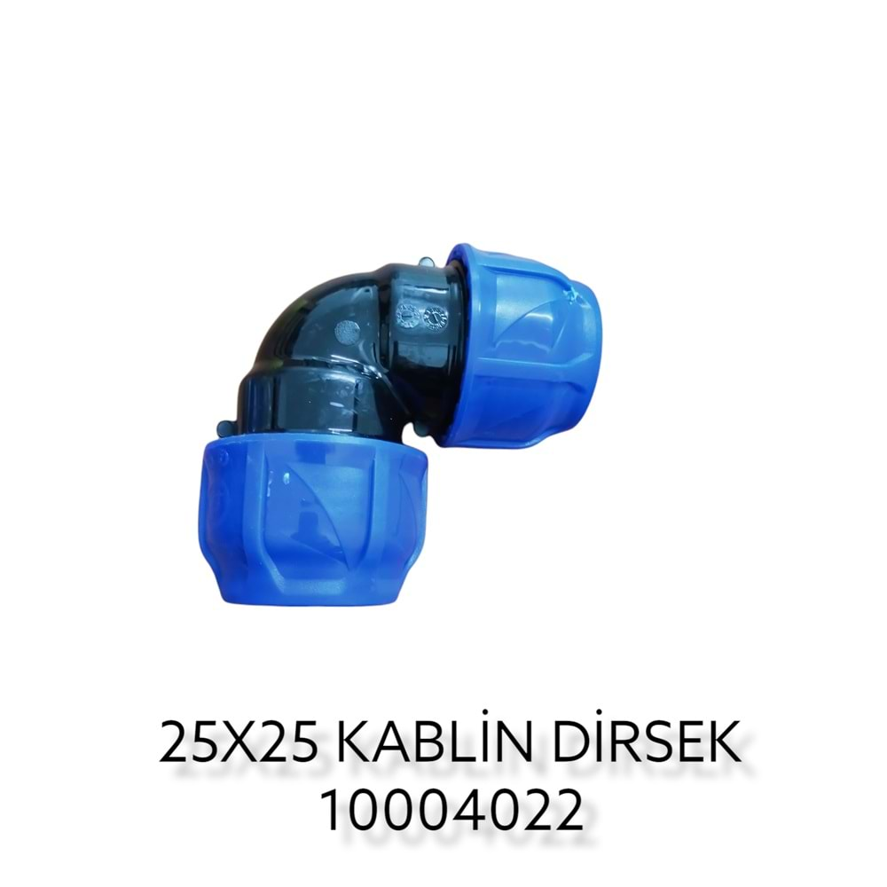 10004022 Polsan Kablın Dirsek 15Li 25*25