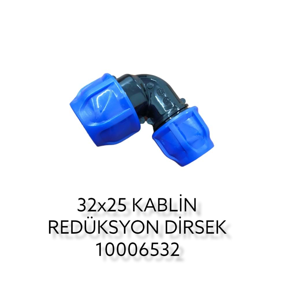 10006532 Polsan Kablın Redüksiyon Dirsek 32*25