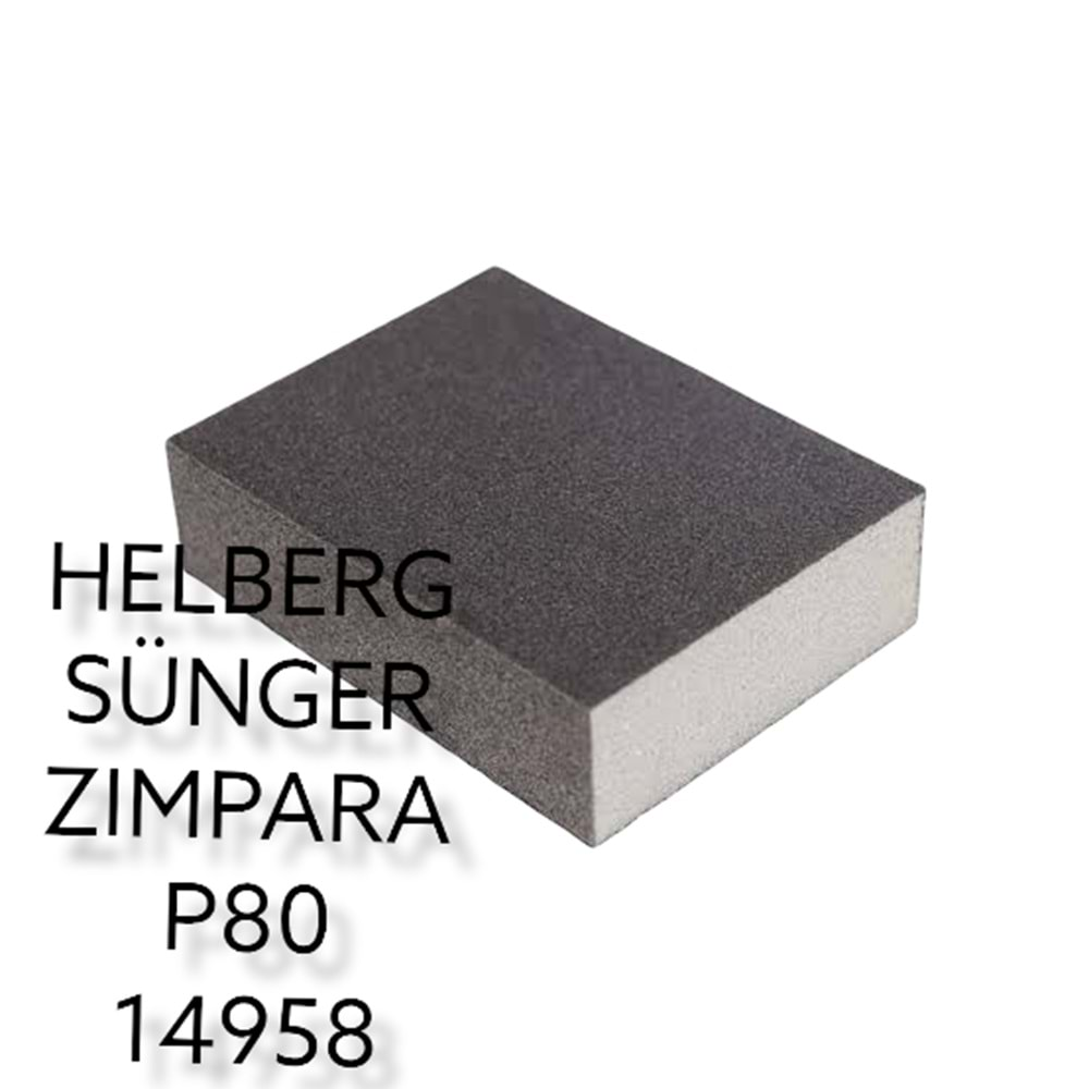 14958 Helberg Kubik Sünger Zımpara P80