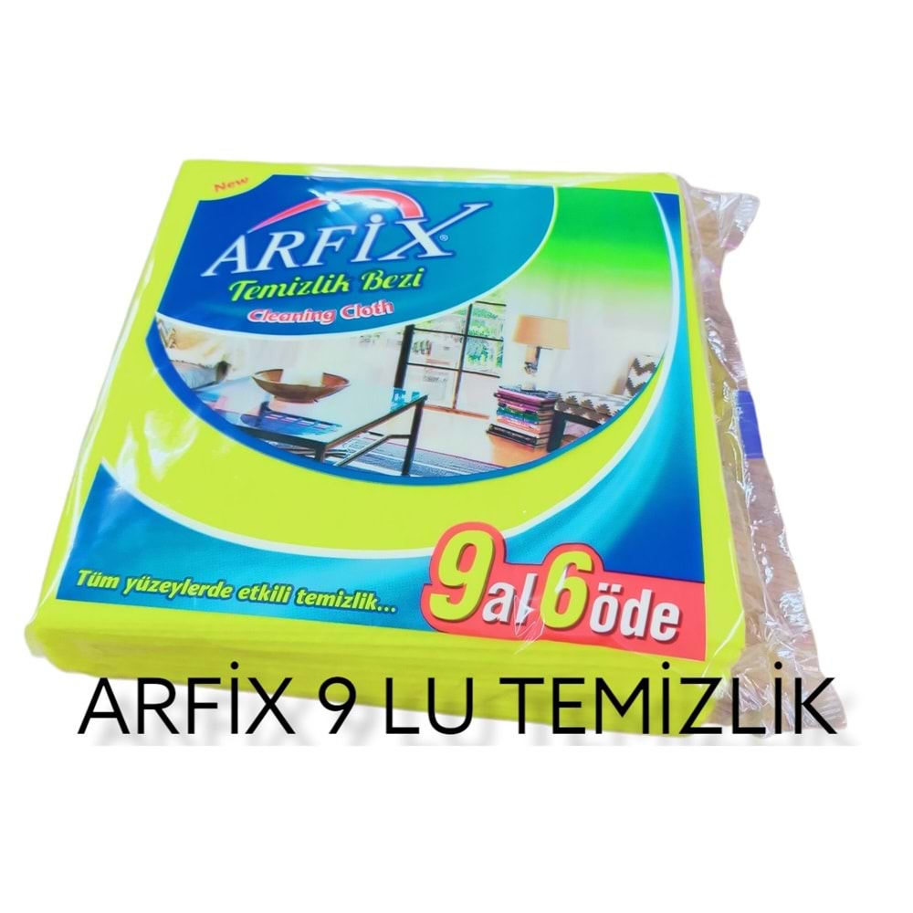 3383 Arfix Temizlik Bezi 9Lu