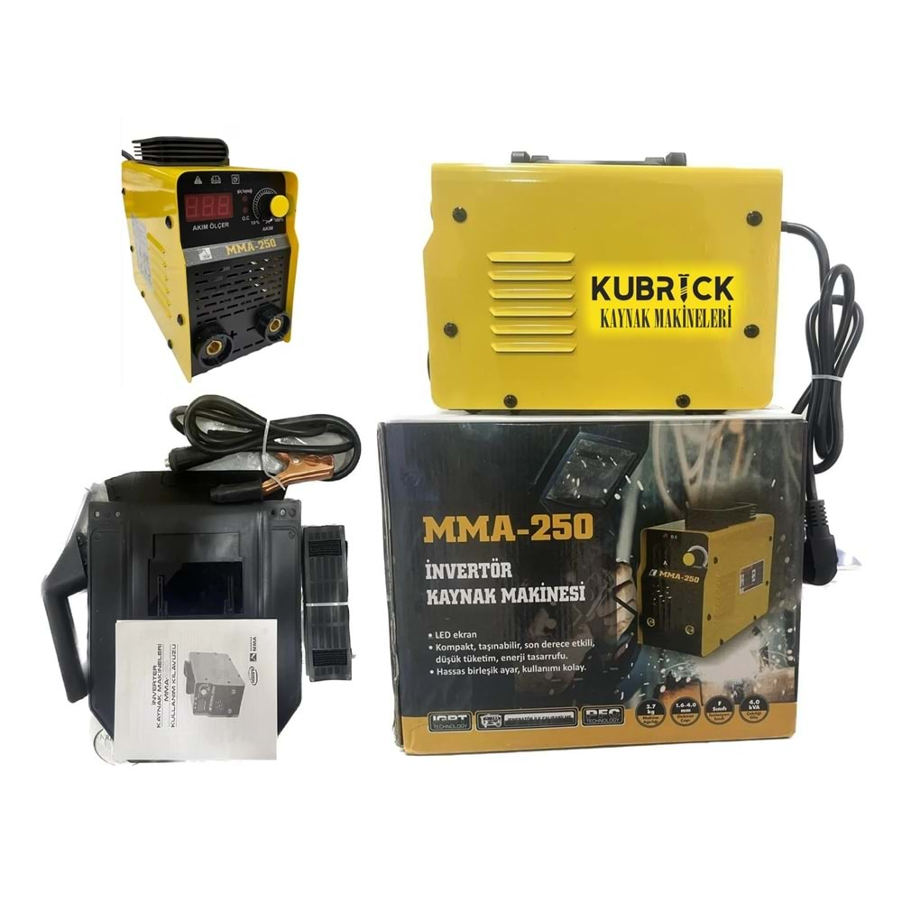 Mma-250 Kubrick İnverter Kaynak Makinesi 250A