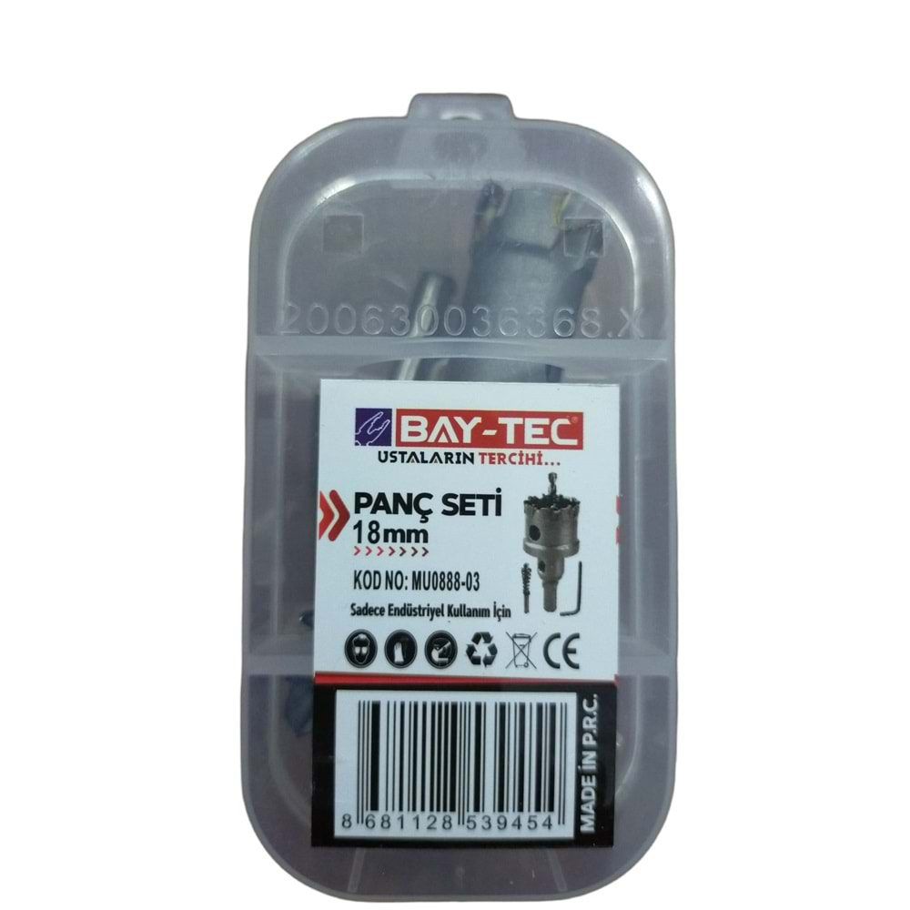 Mu0888-03 Bay-Tec Tct Metal Panç 18Mm