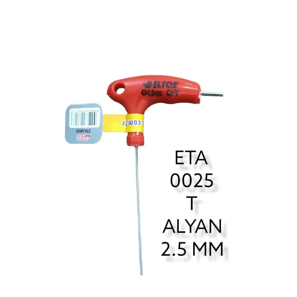 ETA0025 Eltos T Alyan 2.5mm