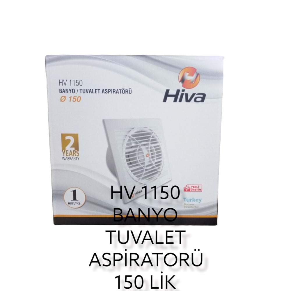 Hv1150 Hiva Dekoratif Aspiratör 25W