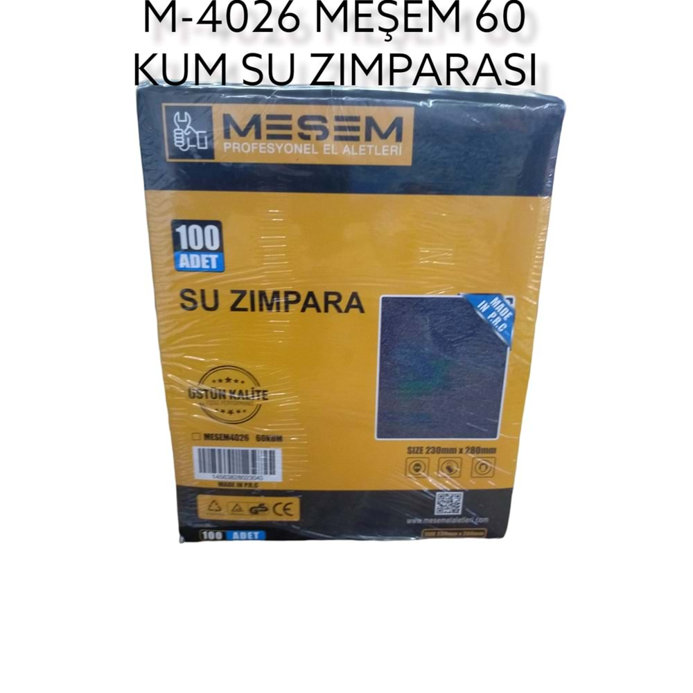 M-4026 Meşem 60 Kum Su Zımparası