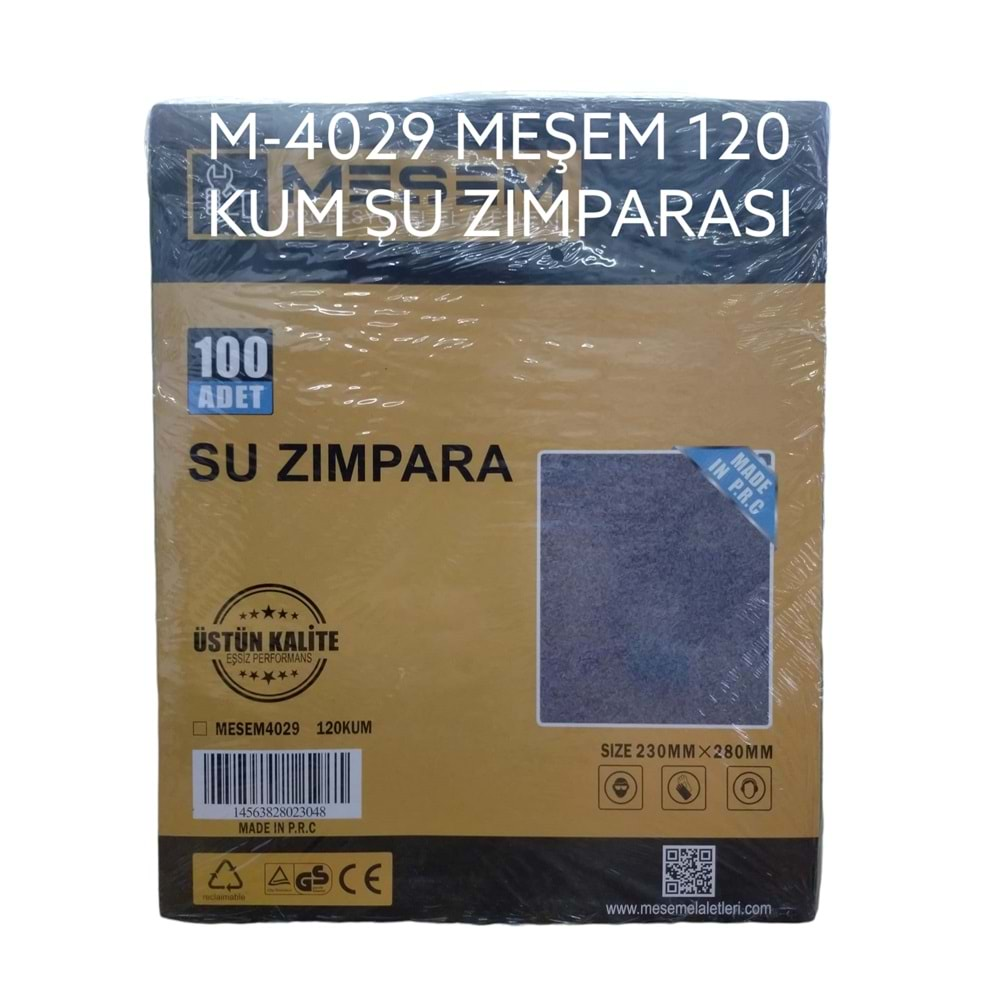 M-4029 Meşem 120 Kum Su Zımparası