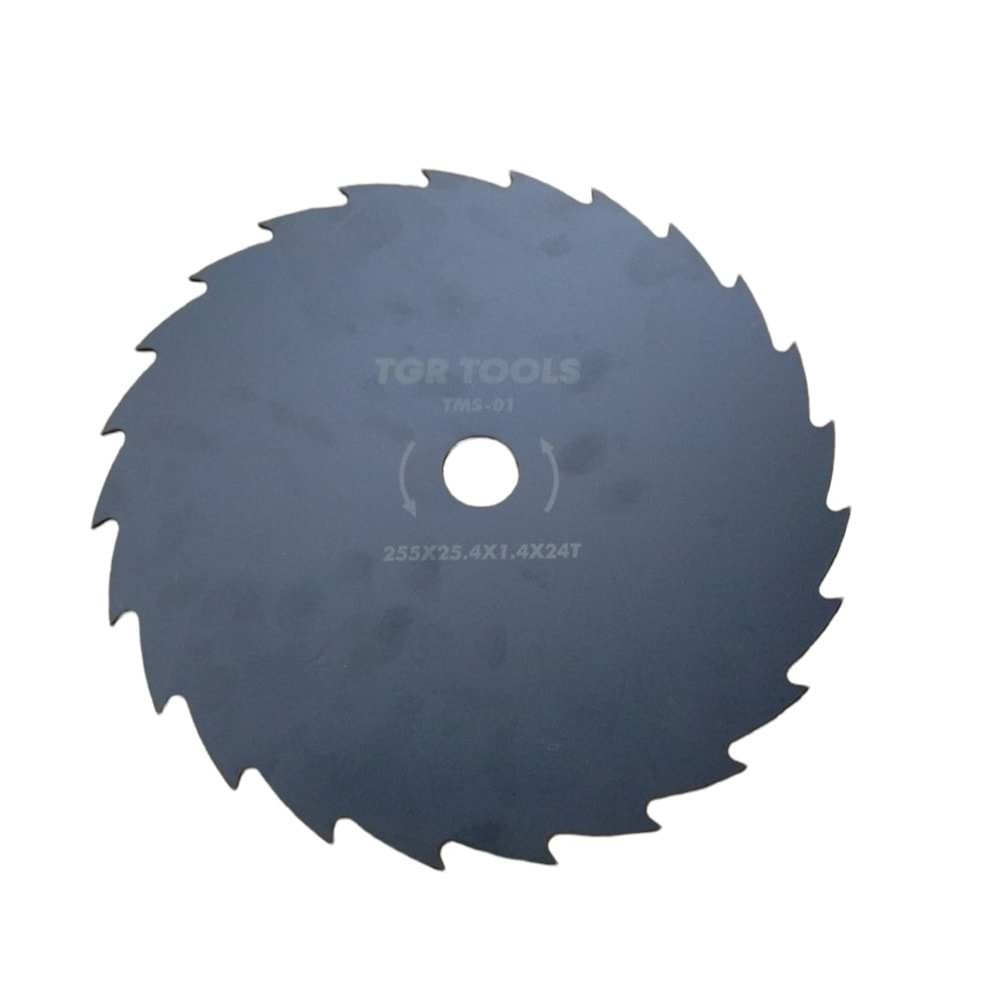 Tms-01 Tgr Tools Tırpan Testere 24T 255Mm - Deliksiz