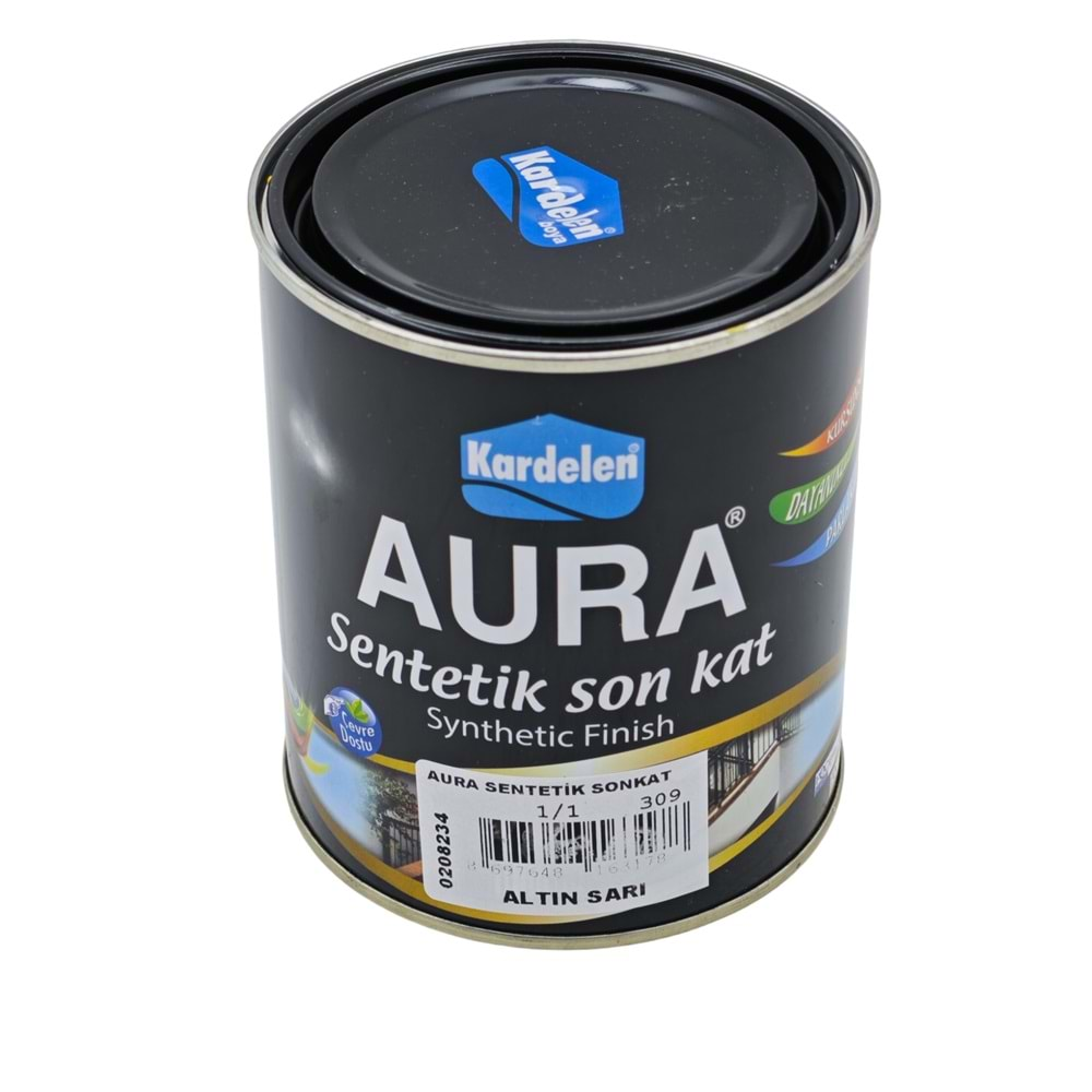 6317 Kardelen Aura Sentetik Sonkat Boya 1Kg - A. Sarı