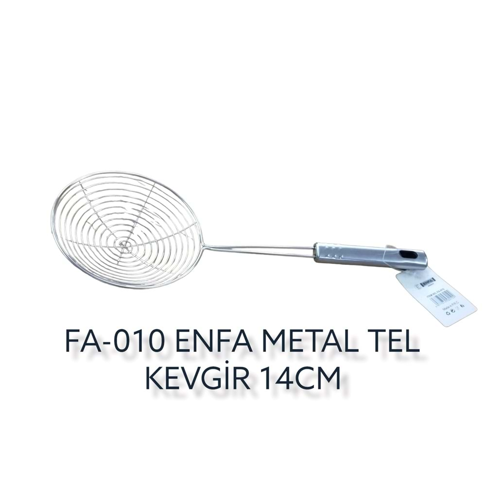 Fa-010 Enfa Metal Tel Kevgir 14Cm