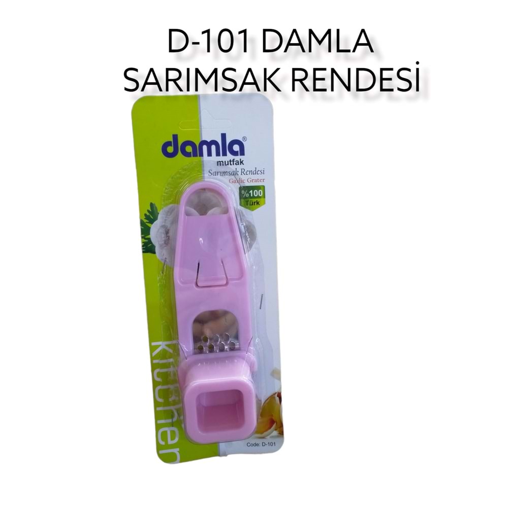 D-101 DAMLA SARIMSAK RENDESİ