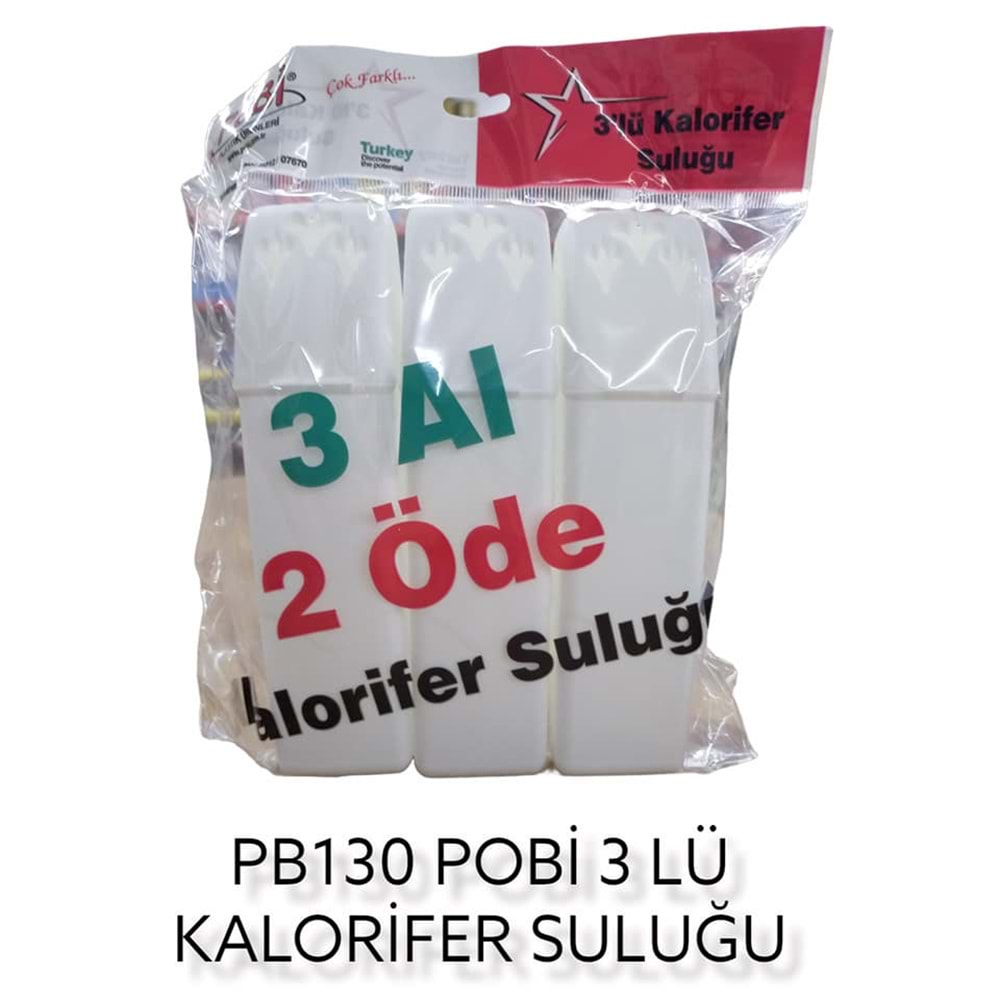 Pb130 Pobi 3Lü Kalorifer Suluğu