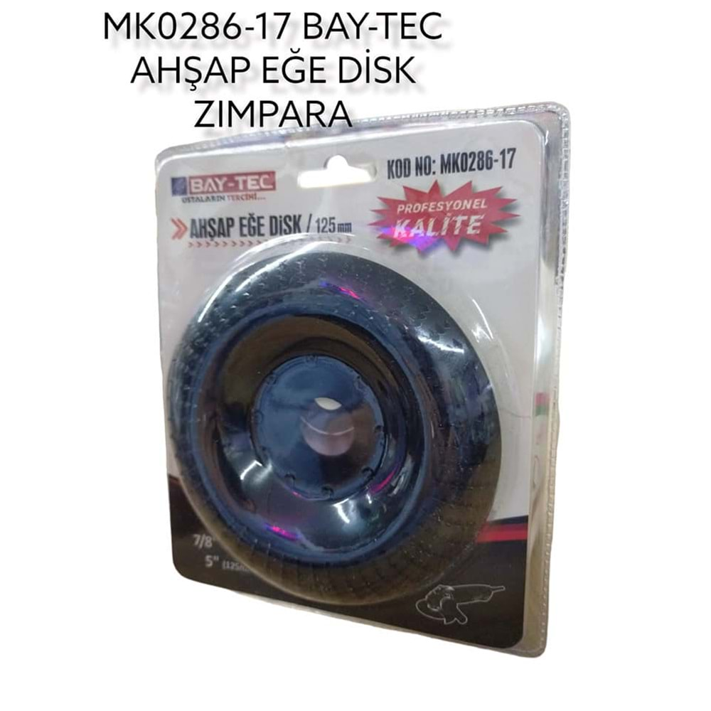 Mk0286-17 Bay-Tec Ahşap Eğe Disk 125Mm