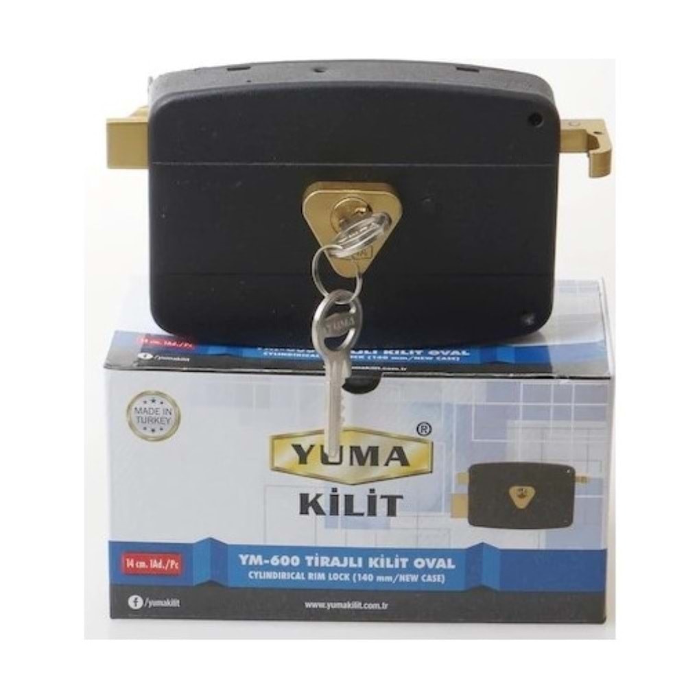 YM-600 Yuma Tirajlı Kilit Oval 14cm