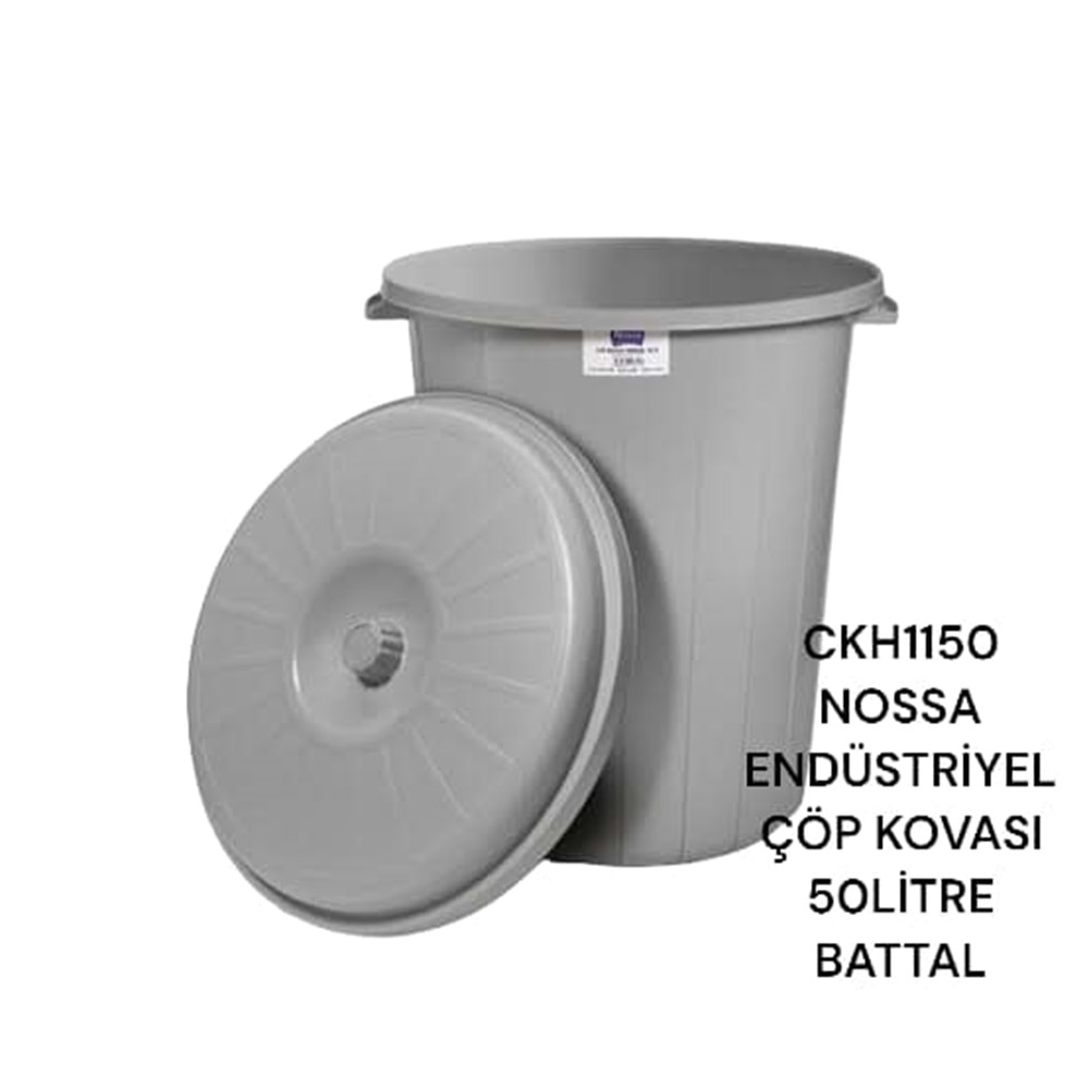 Ckb1150 Nossa Plastik Çöp Kovası 50Lt - Battal
