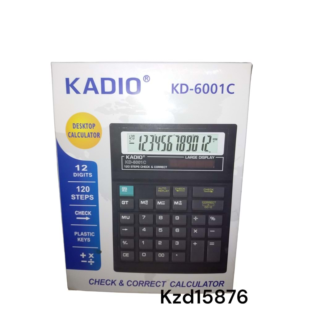 Kd-6001C Kadıo Hesap Makinesi