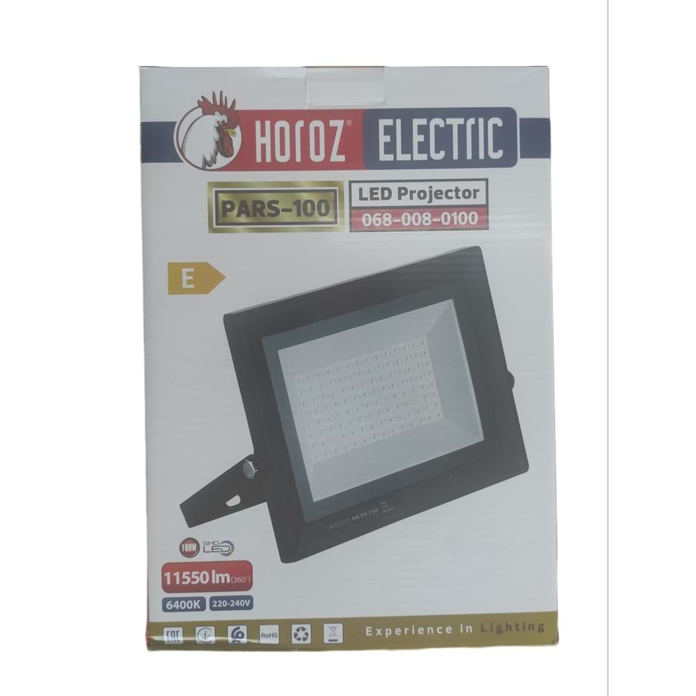 Pars-100 Horoz Slim Led 100W Tablet Projektor