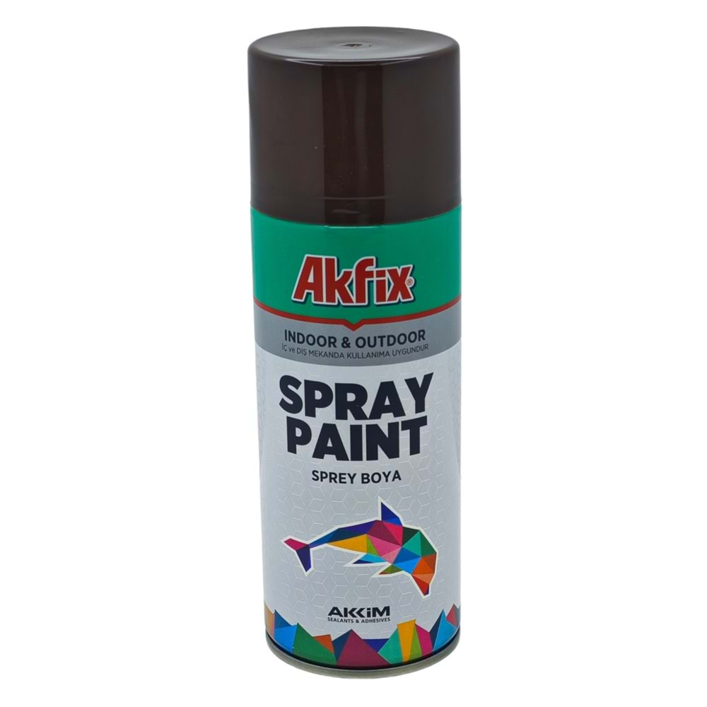 Ral9006 Akfix Sprey Boya 400Ml - Parlak Kahve