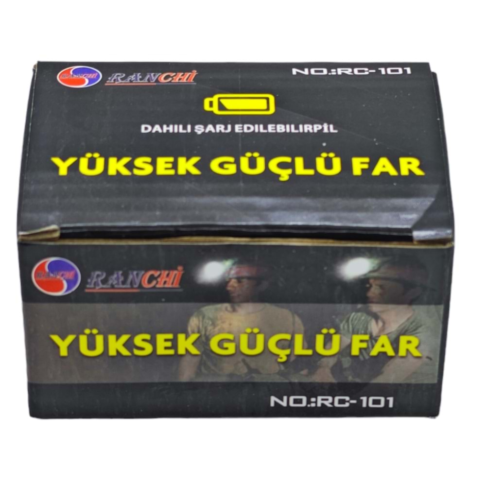 Rc-101 Ranchi Şarjlı Led Kafa Feneri