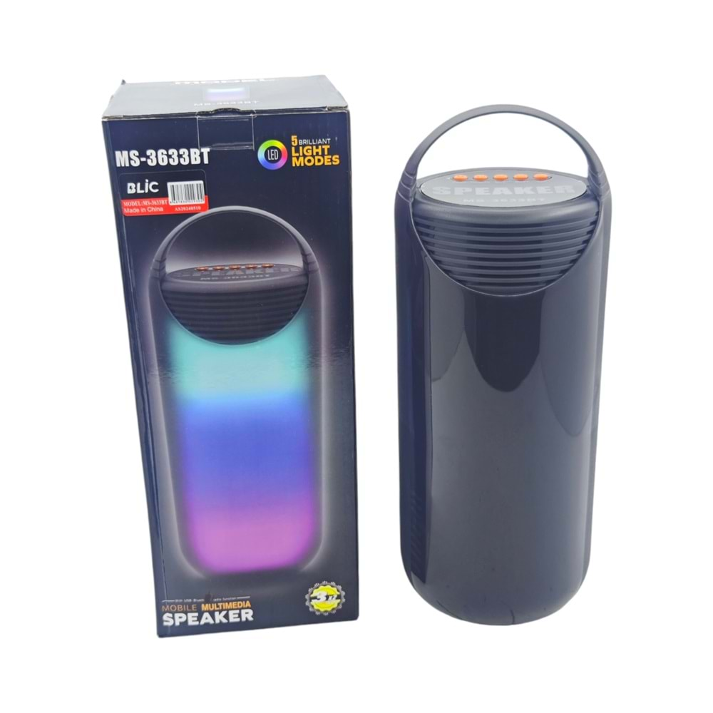 MS-3633BT Blic Mobile Multimedya Speaker 12W - USB-Bluetooth