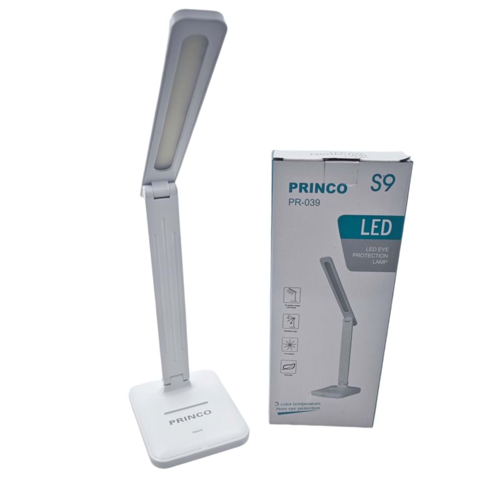 PR-039 Princo S9 Şarjlı Led Masa Lambası