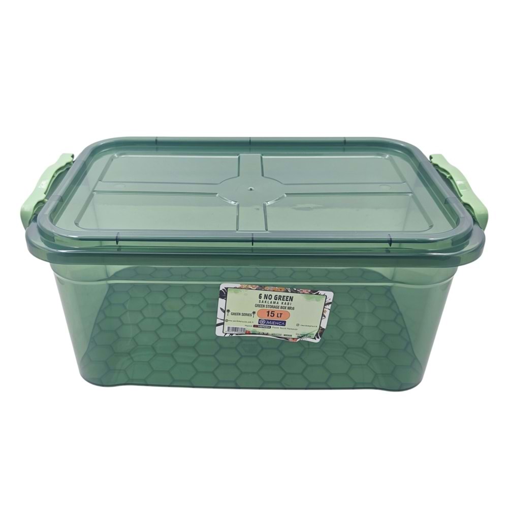 MRD606 Merdem Mienca 6 No Green Kiler Saklama Kabı 15lt