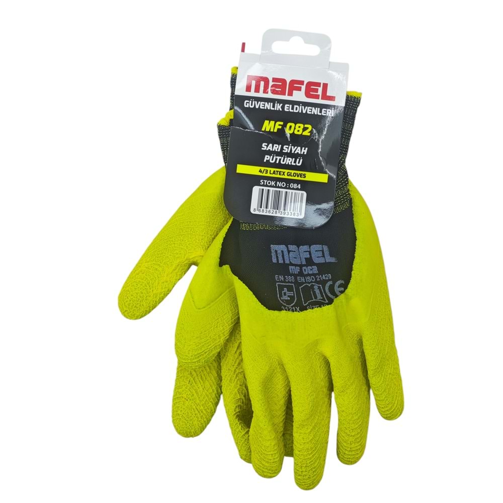 MF 084 Mafel Latex Pütürlü Eldiven 3/4 10