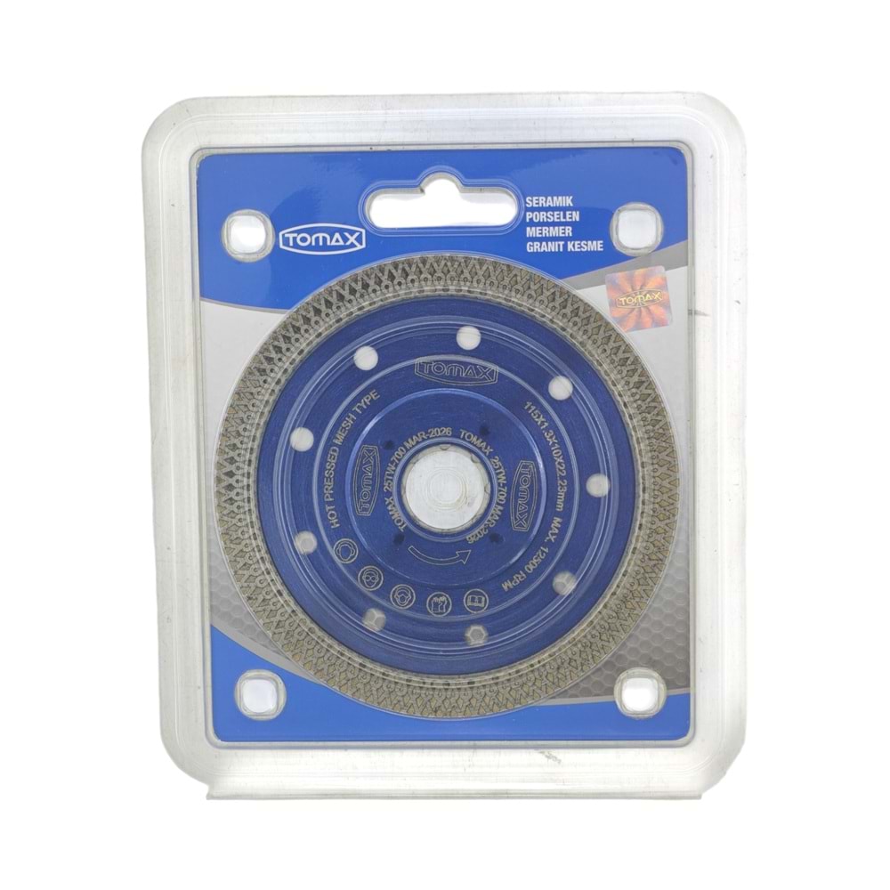 25TW-700 Tomax Seramik Mermer İnce Hassas Kesim 115*1.3*22mm