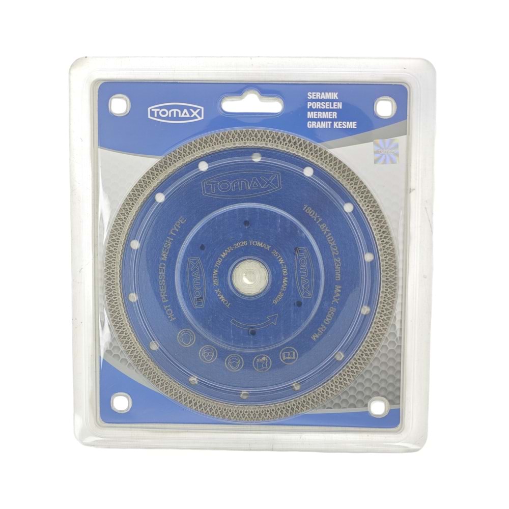 25TW-700 Tomax Seramik Mermer İnce Hassas Kesim 180*1.4*22mm
