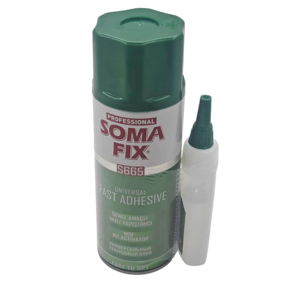S665 Somafix Mdf Kıt Hızlı Yapıştırıcı 400ml+100gr
