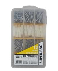 ASR-5004 Super-Bag 240 Parçali Organizer Set