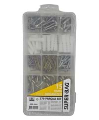 ASR-5005 Super-Bag 270 Parçali Organizer Set