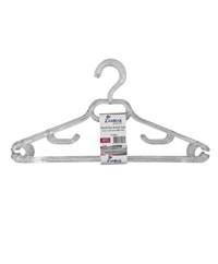 ZP216 Zambak Plastik Büyük Boy Kırıstal Elbise Askısı 6lı