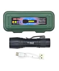 Ps-513Ce Q-Max Xpe Usb Charge Zomlu El Feneri
