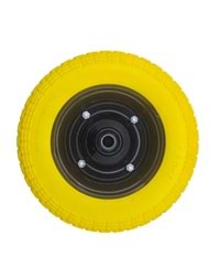 02354 Ebax Rulmanlı PU Tekerlek 3.50-7 - Sarı