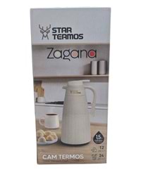 STK-6162 Star Zagana Serisi Cam Termos 1.5lt