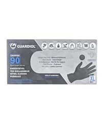1014090 Guardiol Pudrasız Endüstriyel Nitril Eldiven (XL) - Siyah