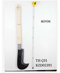 Trh52 Sürmene Çay Orağı - Dal Orağı - Büyük - Ahşap Sap