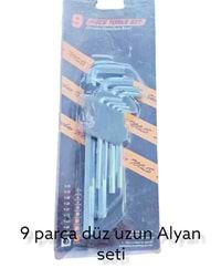 05974 Shengihao Düz Alyan Seti 9Prç 180Mm