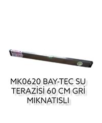 Mk0620 Bay-Tec Su Terazisi 60Cm - Gri - Miknatıslı