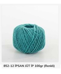 852-12 İpsan Jüt Kırnap İpi 100Gr - Renkli