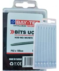 MU1870 Bay-Tec Yıldız Bits Uç PH2 100mm