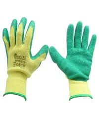 El180 Bay-El Latex Eldiven 1/2 10 Sarı Yeşil