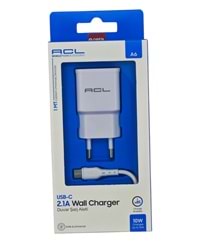 AC-2 A6 Acl 10W 2.1A Type-C Duvar Şarj Aleti