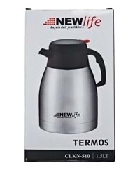 CLKN-510 Newlife Metal Termos 1.5lt - Mandallı