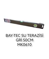 Mk0610 Bay-Tec Su Terazisi 50Cm - Gri - Miknatıslı