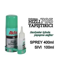 GA065 Akfix 705 Hızlı Yapıştırıcı 400ml+100gr