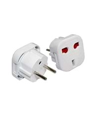 1910007 Far Topraklı İngiliz Fiş Adaptörü - Dönüştürücü