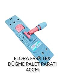 Ft983 Flora Tek Düğme Nemli Mop Aparat 40Cm